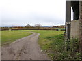 Footpath with signpost at Garston