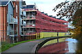 New housing development beside the Worcester and Birmingham Canal