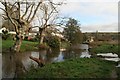 Swollen River Hooke at Maiden Newton