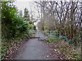 Newcastle-under-Lyme: path with staggered barriers