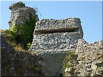 TQ6404 : Pillbox in Pevensey Castle by Philip Halling