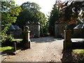 Entrance to Dunrobin Castle from Main Road