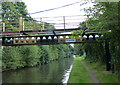 Chemical works pipe bridge