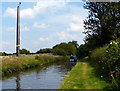 Power lines crossing the Staffordshire and Worcestershire Canal