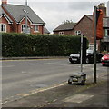 Temporary traffic lights, Audlem Road, Nantwich