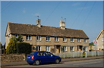 ST8082 : Cottages, Station Rd, Badminton, Gloucestershire 2011 by Ray Bird