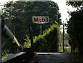 Old sign by the towpath