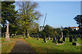 Path in Reigate Cemetery