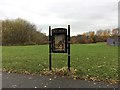 Newcastle-under-Lyme: noticeboard in Icky Picky park