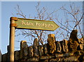 ST6969 : Royal path sign by Neil Owen