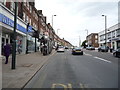 Bus stop and shelter on Finchley Road, Golders Green