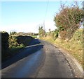 View north-westwards along Levallyreagh Road