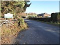 Road passing Leominster Golf Club