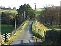 Road crossing an old railway bridge