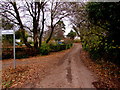 Side road in Llanllowell