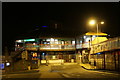 Viking Bus Station, Lerwick, at night