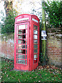 K6 telephone box in The Street