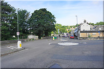 ST7867 : Fiveway mini-roundabout in Batheaston by Bill Boaden