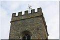 Vane at top of the tower of St Mary and St Giles Church