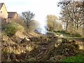 Vegetation clearance on the Derby Canal