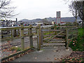 Welsh Highland Railway pedestrian crossing