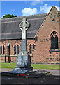 War memorial in the churchyard of St James, Brownhills