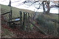 SO1902 : Stile, Ebbw Valley Walk, edge of Graig Fawr by M J Roscoe