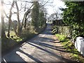 Sheeptown Road approaching the junction with Sandy Road