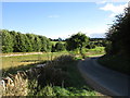 Road and valley near Compton Abdale