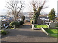 The south-eastern section of the graveyard at St Patrick