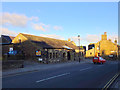 Reliant Robin on North Street, Haworth