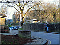 Approaching the Bronte Parsonage Car Park, Haworth