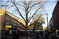 View of a tree with Christmas lights in Tavistock Square #2