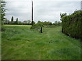 Field entrance near Lake House