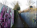 Footpath by the railway