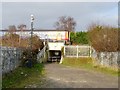 SK4732 : Railway underpass and former level crossing by Ian Calderwood