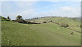 ST7166 : On Cotswold Way - View NW towards Pendean Farm near Weston, Bath by Colin Park