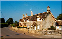 ST8082 : Cottages, Old Down Rd, Badminton, Gloucestershire 2011 by Ray Bird