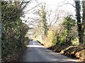 Sheeptown Road descending towards the Old Crown Bridge