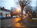 Beech Hall Road at the corner of Studley Avenue