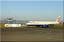 NS4866 : British Airways aircraft at Glasgow Airport by Thomas Nugent