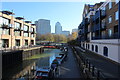 Limehouse cut from the basin