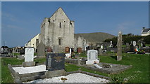 L6884 : Clare Island - St Bridget's Abbey by Colin Park