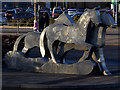 Horse sculpture at Beckton