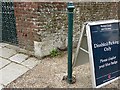 Boundary stone at the entrance to Walmer Castle