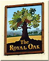 SO6417 : The Royal Oak name sign, Drybrook by Jaggery