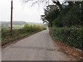 Unclassified road west of Tredunnock, Monmouthshire