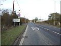 Entering Narborough