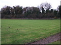 School playing fields towards disused railway