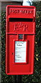 Close up, Elizabeth II postbox on Leicester Road, Wolvey Heath